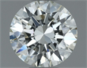 Natural Diamond 0.70 Carats, Round with Excellent Cut, I Color, VVS2 Clarity and Certified by IGI