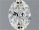 Natural Diamond 1.02 Carats, Oval with  Cut, G Color, VVS2 Clarity and Certified by GIA