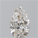 Natural Diamond 0.71 Carats, Pear with  Cut, I Color, VS2 Clarity and Certified by GIA