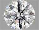 Lab Grown Diamond 3.00 Carats, Round with Ideal Cut, E Color, VVS2 Clarity and Certified by IGI