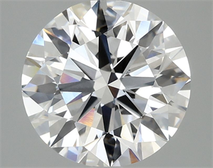 Picture of Lab Grown Diamond 3.00 Carats, Round with Ideal Cut, E Color, VVS2 Clarity and Certified by IGI