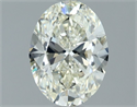 Natural Diamond 1.50 Carats, Oval with  Cut, J Color, VS1 Clarity and Certified by IGI