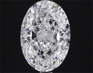 Picture of Natural Diamond 3.03 Carats, Oval with  Cut, D Color, IF Clarity and Certified by GIA