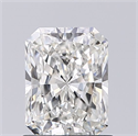 Natural Diamond 0.90 Carats, Radiant with  Cut, H Color, SI2 Clarity and Certified by GIA