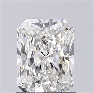 Picture of Natural Diamond 0.90 Carats, Radiant with  Cut, H Color, SI2 Clarity and Certified by GIA