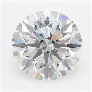 Picture of Lab Grown Diamond 2.01 Carats, Round with Ideal Cut, D Color, IF Clarity and Certified by IGI