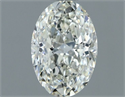 Natural Diamond 0.70 Carats, Oval with  Cut, I Color, VVS1 Clarity and Certified by IGI