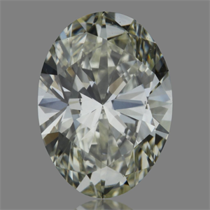 Picture of Natural Diamond 0.53 Carats, Oval with  Cut, K Color, VS1 Clarity and Certified by GIA