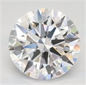 Lab Grown Diamond 2.27 Carats, Round with Ideal Cut, D Color, IF Clarity and Certified by IGI