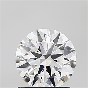 Picture of Lab Grown Diamond 1.25 Carats, Round with Ideal Cut, D Color, VVS2 Clarity and Certified by IGI