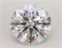 Lab Grown Diamond 3.04 Carats, Round with Ideal Cut, D Color, VVS1 Clarity and Certified by IGI