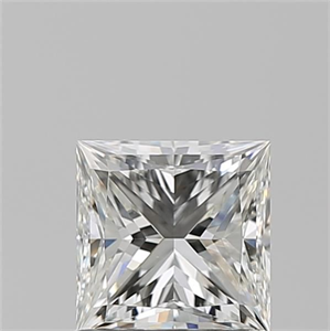 Picture of Natural Diamond 1.02 Carats, Princess with  Cut, H Color, VS1 Clarity and Certified by GIA