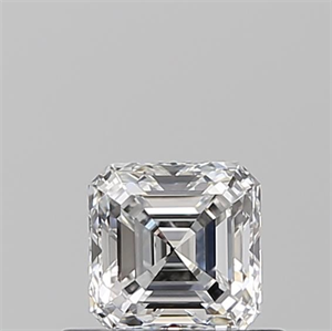 Picture of Natural Diamond 0.50 Carats, Asscher with  Cut, E Color, VVS2 Clarity and Certified by GIA