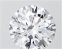 Lab Grown Diamond 3.55 Carats, Round with Ideal Cut, E Color, VVS2 Clarity and Certified by IGI