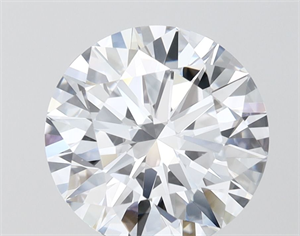 Picture of Lab Grown Diamond 3.55 Carats, Round with Ideal Cut, E Color, VVS2 Clarity and Certified by IGI