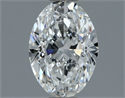 Natural Diamond 1.20 Carats, Oval with  Cut, F Color, VS2 Clarity and Certified by GIA