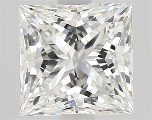 Picture of Natural Diamond 1.60 Carats, Princess with  Cut, G Color, VS1 Clarity and Certified by GIA