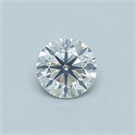 Diamante Natural 0.46 quilates, Redondo , Color H, claridad SI2 y certificado GIA