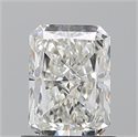 Natural Diamond 1.01 Carats, Radiant with  Cut, I Color, SI1 Clarity and Certified by GIA