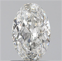 Natural Diamond 0.70 Carats, Oval with  Cut, G Color, VS1 Clarity and Certified by GIA