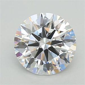 Picture of Lab Grown Diamond 1.43 Carats, Round with Ideal Cut, D Color, IF Clarity and Certified by IGI