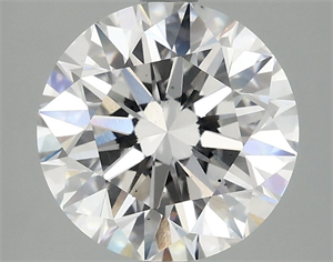 Picture of Lab Grown Diamond 3.07 Carats, Round with Excellent Cut, E Color, VS2 Clarity and Certified by IGI
