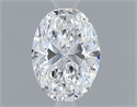 Natural Diamond 0.40 Carats, Oval with  Cut, D Color, IF Clarity and Certified by GIA