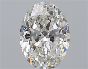 Foto Diamante Natural 2.51 quilates, Ovalado , Color F, claridad SI1 y certificado GIA de