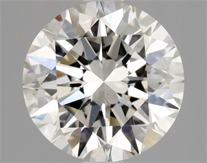 Picture of Natural Diamond 1.70 Carats, Round with Excellent Cut, I Color, VS2 Clarity and Certified by GIA
