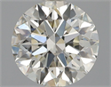 Natural Diamond 0.90 Carats, Round with Excellent Cut, K Color, VVS1 Clarity and Certified by GIA