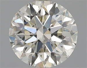 Picture of Natural Diamond 0.90 Carats, Round with Excellent Cut, K Color, VVS1 Clarity and Certified by GIA