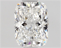Natural Diamond 0.50 Carats, Cushion with  Cut, E Color, VS2 Clarity and Certified by GIA