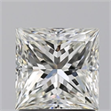 Natural Diamond 1.50 Carats, Princess with  Cut, J Color, VS1 Clarity and Certified by GIA