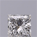 Diamante Natural 0.40 quilates, Princesa , Color F, claridad IF y certificado IGI