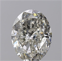 Natural Diamond 2.00 Carats, Oval with  Cut, J Color, I1 Clarity and Certified by GIA