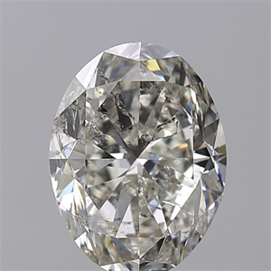 Picture of Natural Diamond 2.00 Carats, Oval with  Cut, J Color, I1 Clarity and Certified by GIA