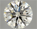 Diamante Natural 0.81 quilates, Redondo , Color K, claridad VVS1 y certificado GIA