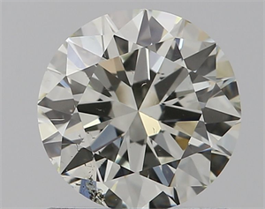 Picture of Natural Diamond 1.00 Carats, Round with Excellent Cut, I Color, SI1 Clarity and Certified by IGI