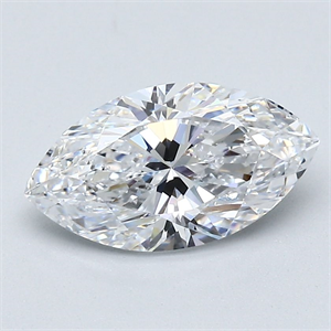 Picture of Natural Diamond 1.51 Carats, Marquise with  Cut, D Color, SI1 Clarity and Certified by GIA