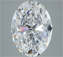 Natural Diamond 5.01 Carats, Oval with  Cut, D Color, SI1 Clarity and Certified by GIA