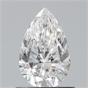 Diamante Natural 0.70 quilates, De pera , Color E, claridad VVS2 y certificado GIA