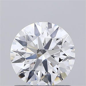 Picture of Lab Grown Diamond 1.05 Carats, Round with Ideal Cut, D Color, VVS1 Clarity and Certified by IGI