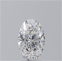 Natural Diamond 2.05 Carats, Oval with  Cut, D Color, SI2 Clarity and Certified by GIA