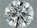 Natural Diamond 0.70 Carats, Round with Excellent Cut, I Color, SI2 Clarity and Certified by GIA