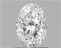 Diamante Natural 0.90 quilates, Ovalado , Color D, claridad IF y certificado GIA