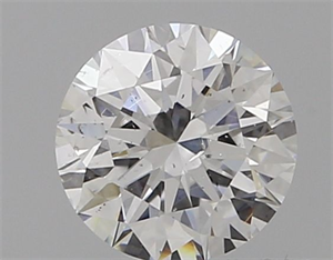 Foto Diamante Natural 0.50 quilates, Redondo , Color E, claridad SI2 y certificado GIA de