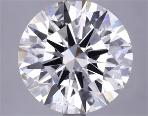 Picture of Lab Grown Diamond 4.47 Carats, Round with Ideal Cut, G Color, SI1 Clarity and Certified by IGI