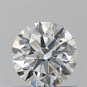 Picture of Natural Diamond 0.70 Carats, Round with Excellent Cut, H Color, SI1 Clarity and Certified by GIA