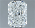Natural Diamond 1.50 Carats, Radiant with  Cut, I Color, VVS2 Clarity and Certified by GIA