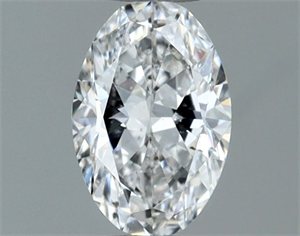 Foto Diamante Natural 0.50 quilates, Ovalado , Color E, claridad SI1 y certificado GIA de